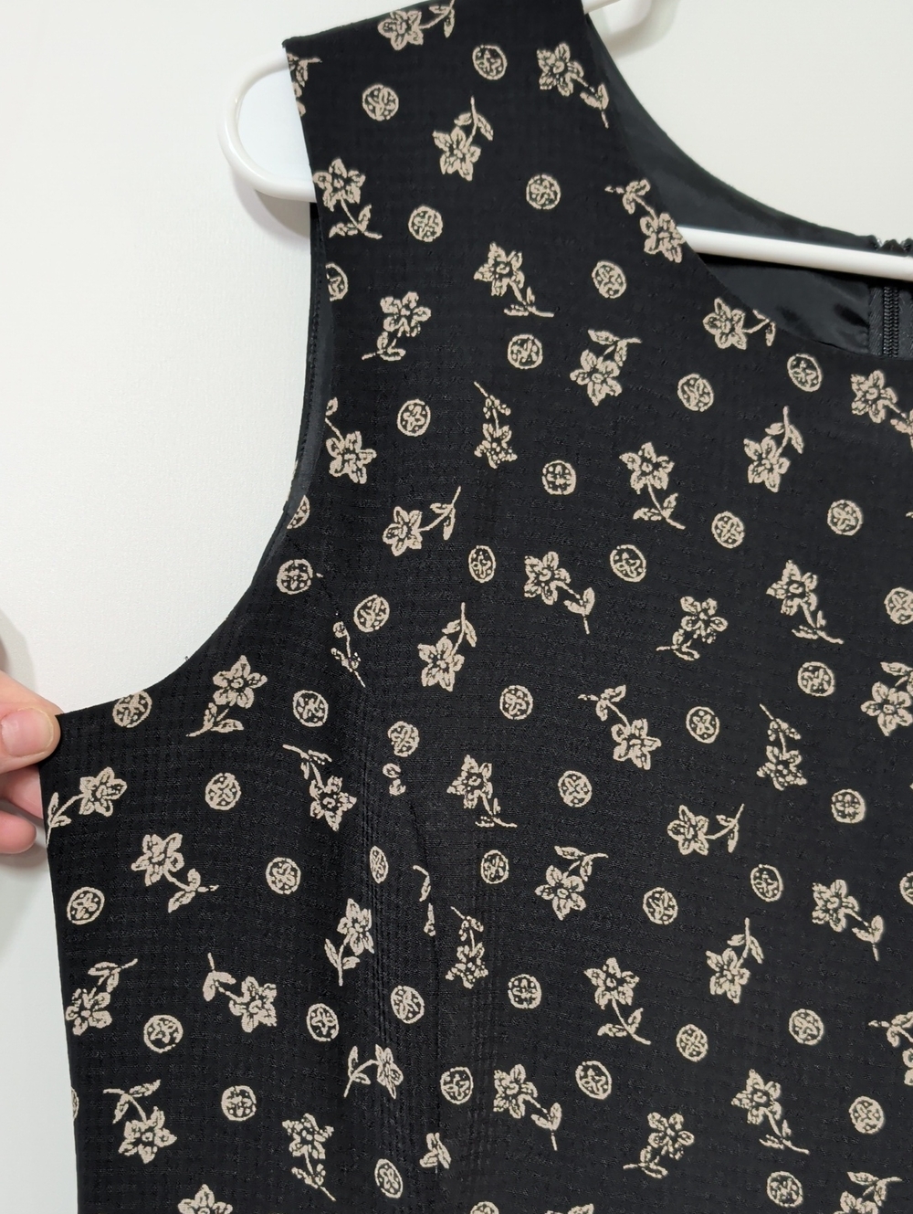Vintage Pendleton Floral Ditsy Sleeveless Midi Dress Size 10 - Picture 3 of 6